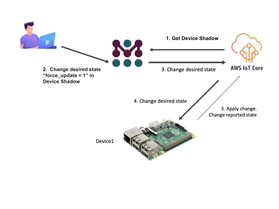 Device Shadow flow